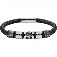 Браслет Zippo Five Charms Leather Bracelet с 5 шармами (22 см) купить в Улан-Удэ