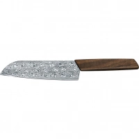 Кухонный нож Victorinox SANTOKU Limited, сталь дамаск, 17 см, рукоять орех, подарочная упаковка купить в Улан-Удэ