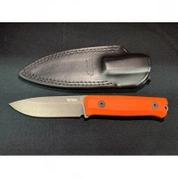 Нож LionSteel Bushcraft-R, сталь Sleipner, рукоять G10, оранжевый купить в Улан-Удэ