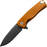 Нож складной LionSteel ROK A OB, сталь Black (Mil Spec) Finish Bhler M390, рукоять алюминий, оранжевый купить в Улан-Удэ
