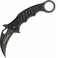 Складной нож Fox Karambit, сталь N690, рукоять стеклотекстолит G-10, чёрный купить в Улан-Удэ