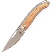 Складной нож Kizer Apus, сталь CPM S35VN, рукоять титан/ Bronze Carbon купить в Улан-Удэ