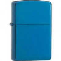 Зажигалка ZIPPO Classic, латунь с покрытием Sapphire™, синий, глянцевая, 36х12×56 мм купить в Улан-Удэ